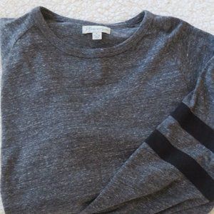 J Crew Long Sleeve T-Shirt Black Heather